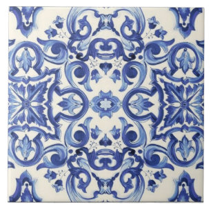 Azulejo Italiano Azul Moderno La Dolce vita