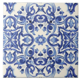Azulejo Italiano Azul Moderno La Dolce vita