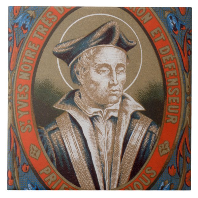 Azulejo Ivo de Kermartin (M 005) (Frente)