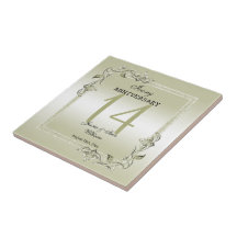 Ivory Gem y Purpurina 14º aniversario del Boda