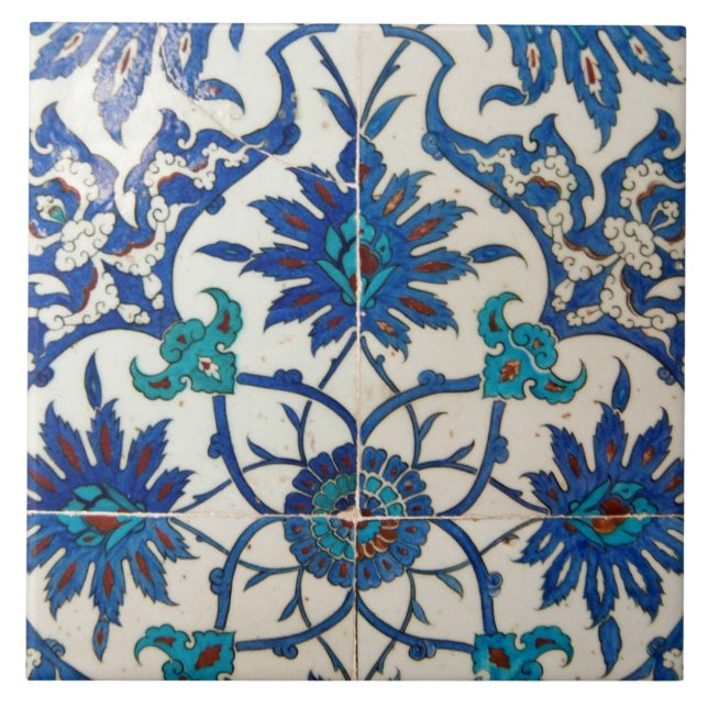 Azulejo Iznik Tiles Blue (Frente)
