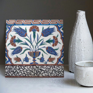 Azulejo Iznik Topkapi Palacio Rojo Verde Azul
