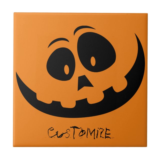 Azulejo Jack O'lantern Smile Thunder_Cove (Frente)