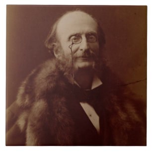 Azulejo Jacques Offenbach (1819-80), compositor alemán,