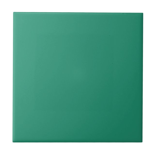 Azulejo Jade Green Color sólido Tile (Frente)