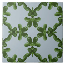 Azulejo Jade Lattice in Clear Water