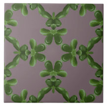 Jade Lattice in Dusty Lilac