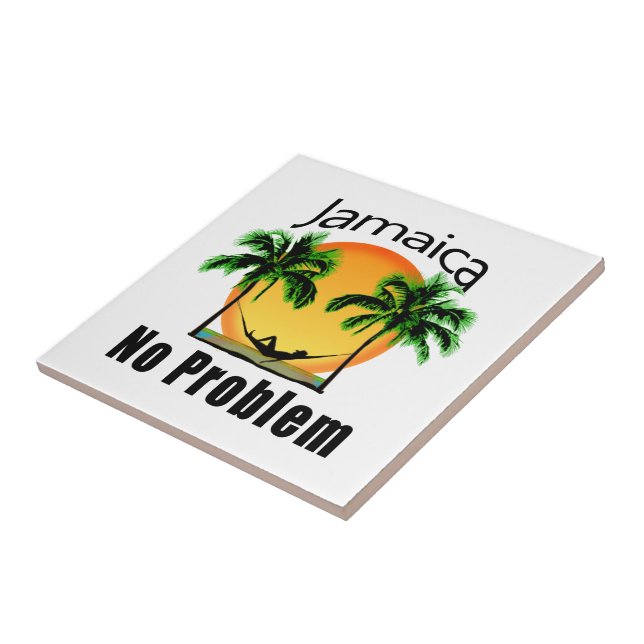 Azulejo Jamaica No hay problema (Lado)