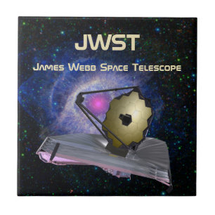 Azulejo James Webb Space Telescope JWST Ceramic Tile