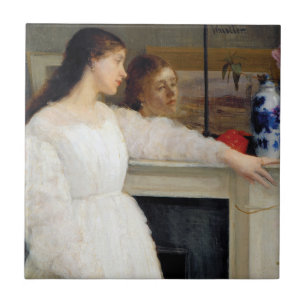 Azulejo James Whistler - Sinfonía en blanco No. 2