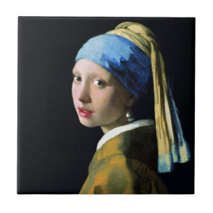 Azulejo Jan Vermeer Chica Con Una Perla De Arte Barroco