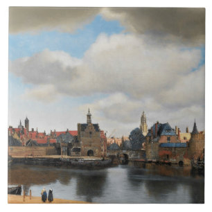 Azulejo Jan Vermeer - Ver en Delft