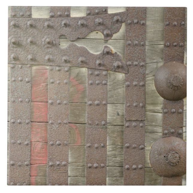 Azulejo Japón, Ishikawa, Kanazawa, Detalle de Puerta del C (Frente)