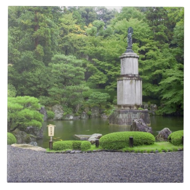 Azulejo Japón, Kioto, Jardín de Piedra Scilante (Frente)