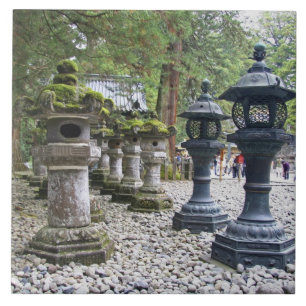 Azulejo Japón, Nikko. Santuario Toshogu y mausoleo en