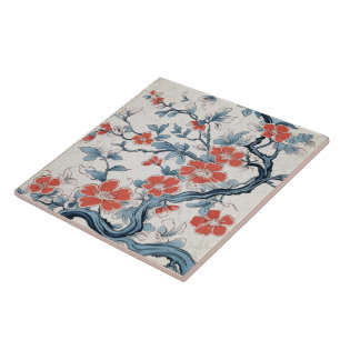 Azulejo Japón tradicional Kutani Arte Ornamental 14