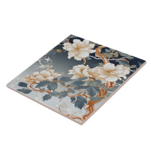 Azulejo Japón tradicional Kutani Arte Ornamental 16