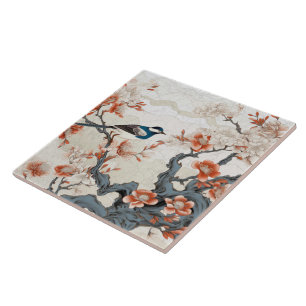 Azulejo Japón tradicional Kutani Arte Ornamental 4