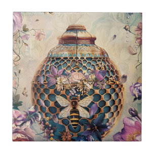 Azulejo Jardín de abejas encantadas fantasía (6)