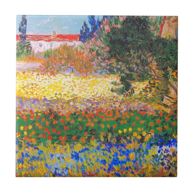 Azulejo Jardín de flores Vincent Van Gogh (Frente)