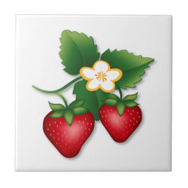 Azulejo Jardín de fresas a cocina