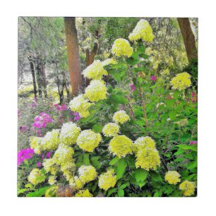 Azulejo Jardín de Hortensias Chartreuse Verde Limelight