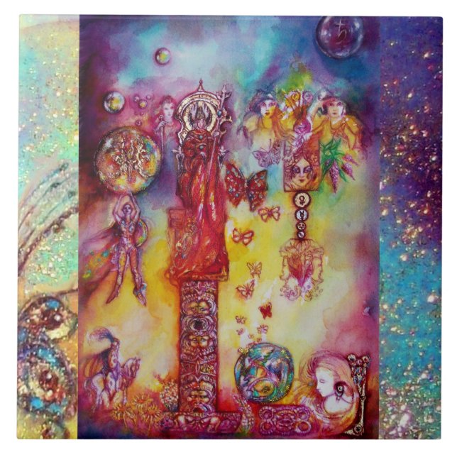 AZULEJO JARDÍN DE LAS SOMBRILLAS/FERIAS Y MARIPOSAS PERDID (Frente)