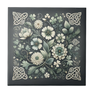 Azulejo Jardín de Nudos de Trébol Susurrante