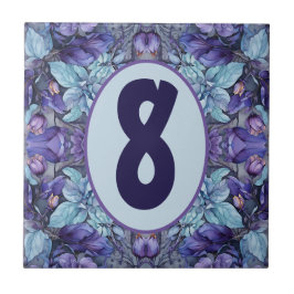 Azulejo Jardín de Periwinkle Personalizable