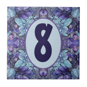Azulejo Jardín de Periwinkle Personalizable