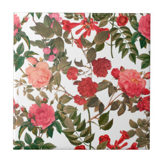 Azulejo Jardín de Rosa de Floral Country