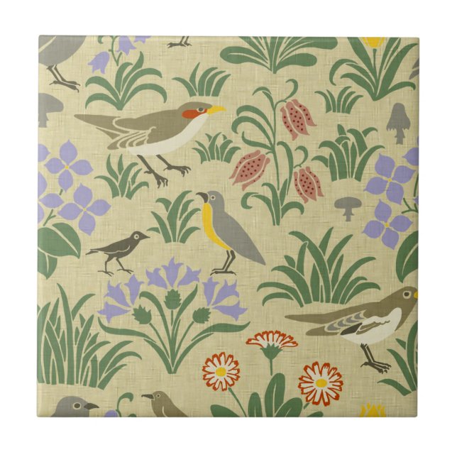 Azulejo Jardín de Voysey (Frente)