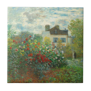 Azulejo Jardín del artista Monet en Argenteuil Pintura