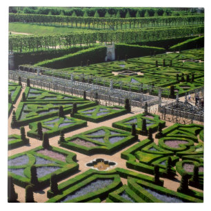 Azulejo Jardín en el castillo de Villandry, Indre-et-Loire