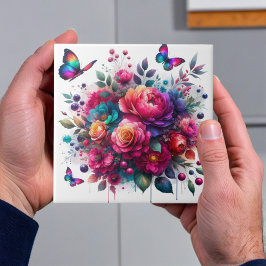 Azulejo Jardín encantado: Blossom Sinfonía Tile Cerámico