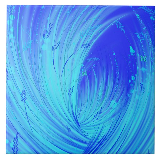 Azulejo Jardín encantado - Océano extraño (Frente)