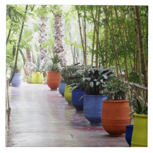 Azulejo Jardin Majorelle, Jardín Majorelle, ahora un espac
