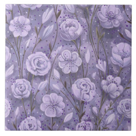 Azulejo Jardín púrpura