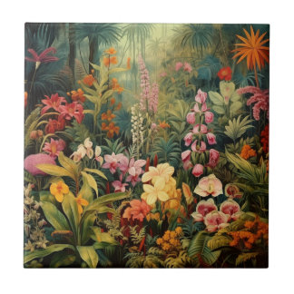 Azulejo Jardín tropical