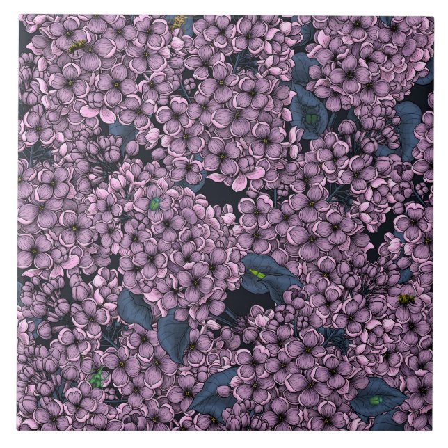 Azulejo Jardín Violet Lilac (Frente)