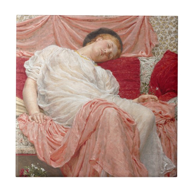Azulejo Jazmín de Albert Joseph Moore, Bella Artes victori (Frente)