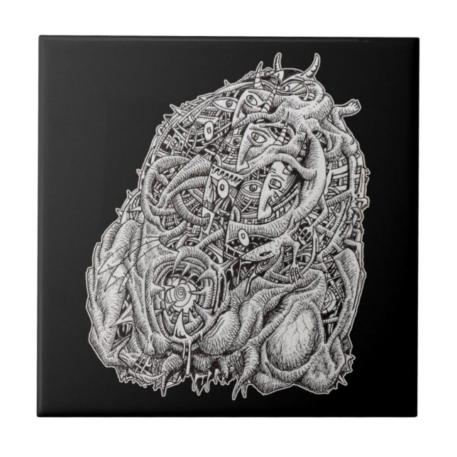 Azulejo Jefe Cosmográfico de Brian Benson, Tile (Frente)