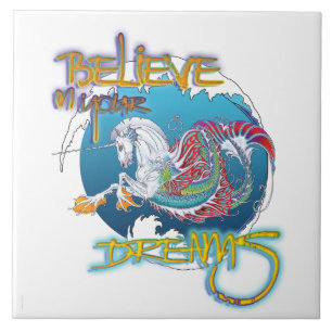 Azulejo Jerarquía 2017 del visión Hippicorn 6" palabras 