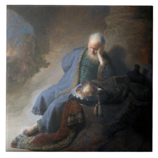 Azulejo Jeremiah Lamentándose en la caída de Jerusalén, Re