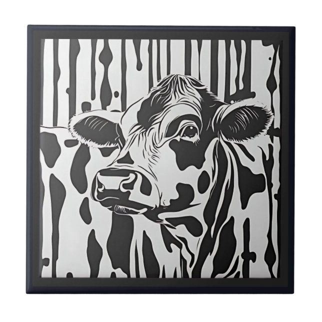 Azulejo Jersey Cow (Frente)