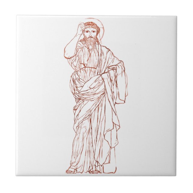 Azulejo Jesucristo de Nazaret Hijo de Dios (Frente)