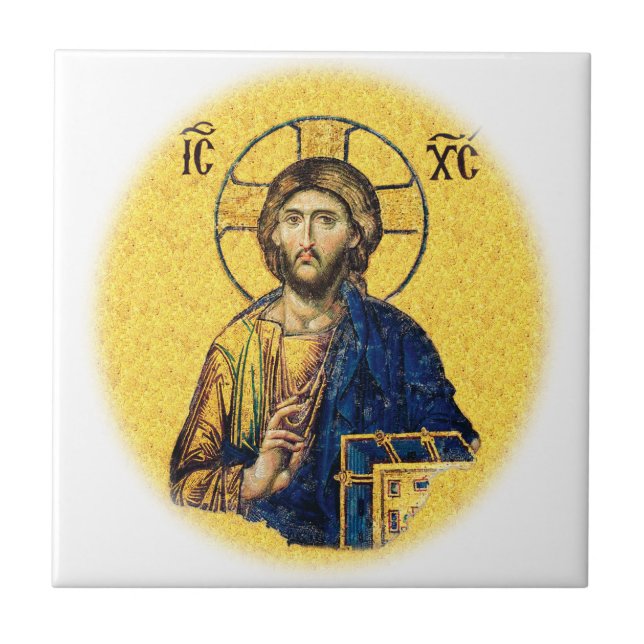 Azulejo Jesucristo Pantocrátor (Frente)