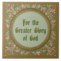 Jesuit Motto de St Ignatius Loyola (BK50; inglés)