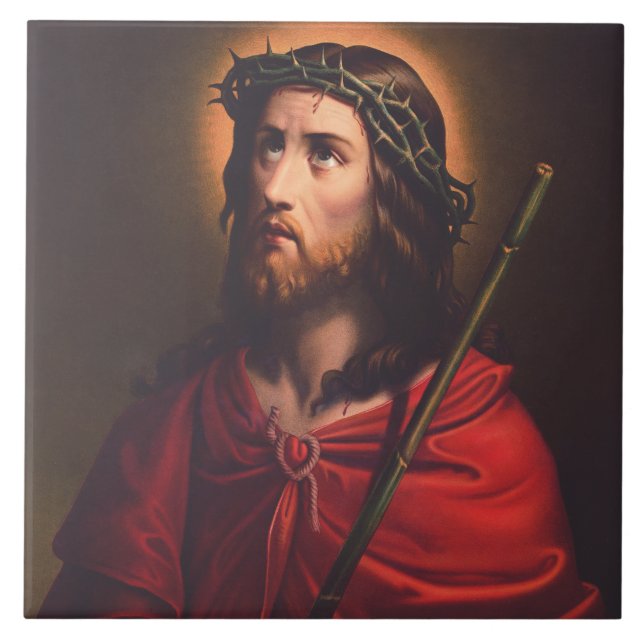 Azulejo Jesús con Corona de espinas (Frente)