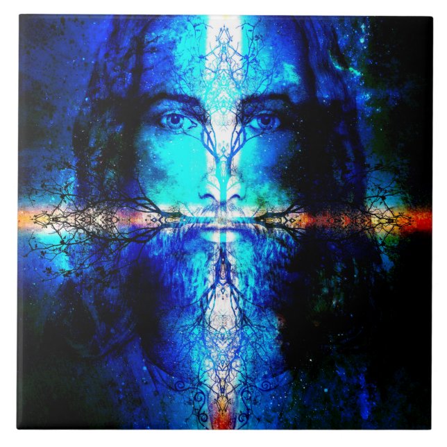 Azulejo Jesus Cristo Árvore da Vida (Frente)